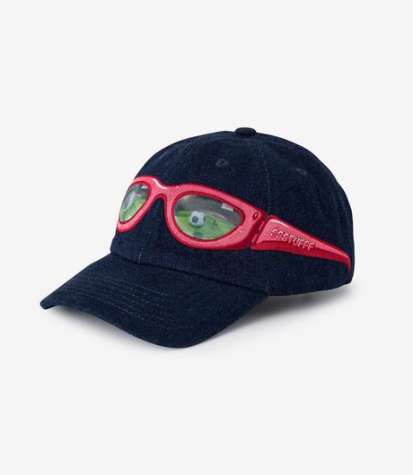 SSSTUFFF Lenticular Sunglasses Cap Denim
