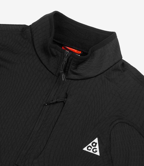 Nike ACG Therma-FIT 1/2-Zip Wolf Grid Black/Summit White