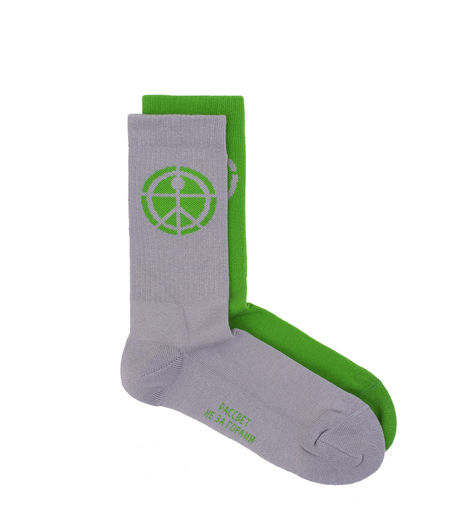 Rassvet Mismatched Socks Grey/Green