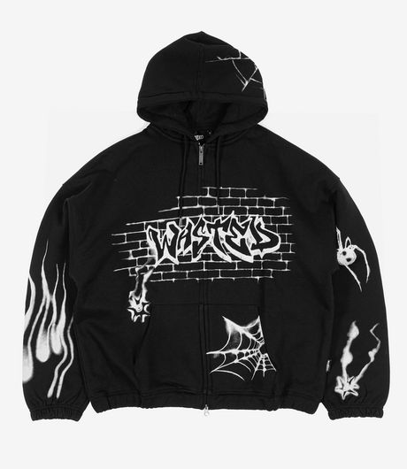 【HI FI FNK】Bokasi Knitted Zip Hoodie HI FI FNK(ハイファイファンク) パーカー・フーディ(レディース
