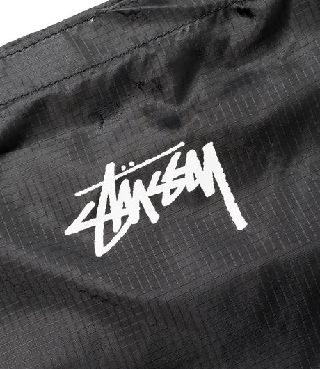 Stussy Stock Nylon Ripstop Tote Black