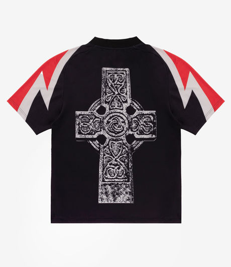 Pleasures Mind Soccer Jersey Black