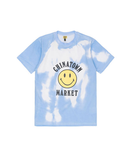 Chinatown Market Smiley Logo Color Change T-Shirt Blue