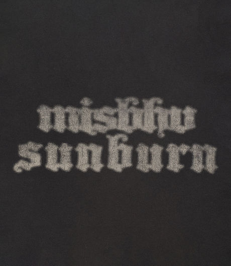 MISBHV Sunburn Cropped Hoodie Black