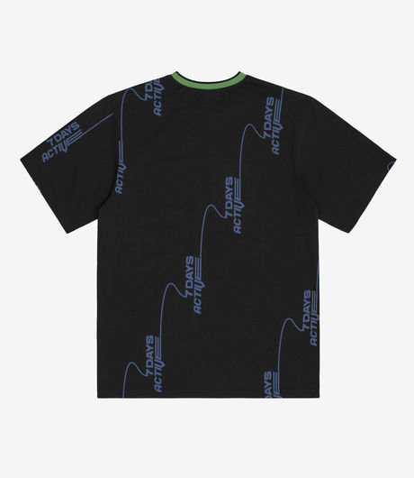 7 Days Active Enslow Oversized Tee Black