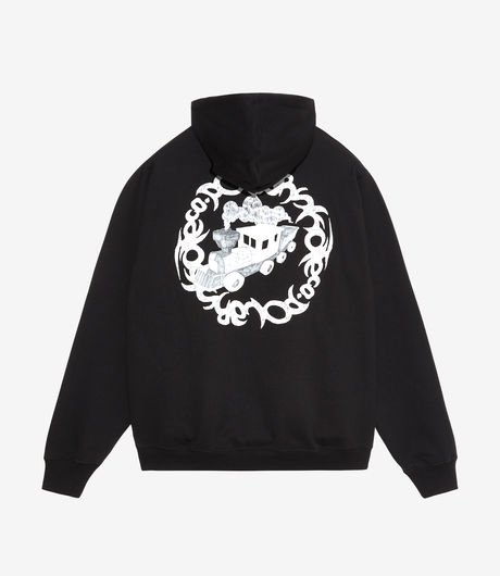 Polar Skate Co Hijack Dave Hoodie Black