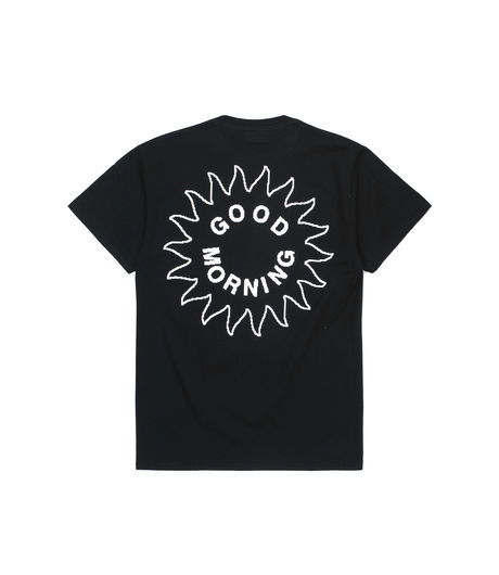 Good Morning Tapes Sun Logo T-Shirt Black
