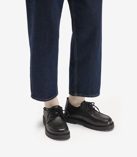 Birkenstock Highwood Moc Lace Low Narrow Black