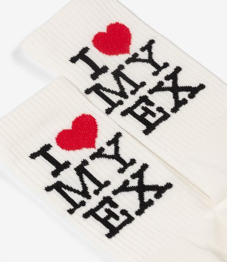 Carne Bollente Ex Marks the Spot Socks Off-White