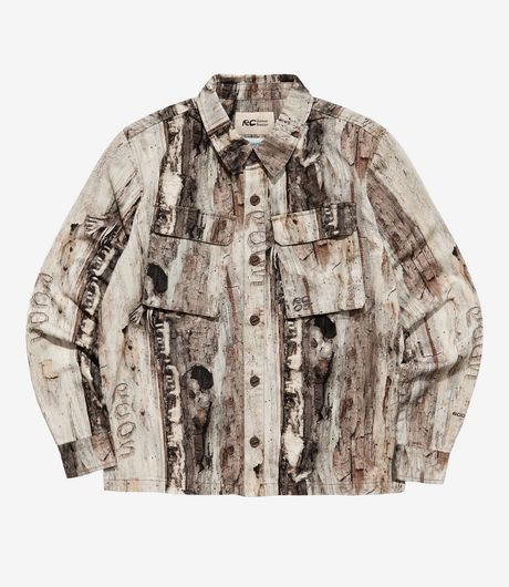 Reese Cooper Outdoor Supply Lassen Overshirt Cotton Twill Tree Bark