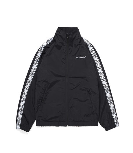 40's & Shorties x Hustle Hooligan Track Jacket Black/Leo