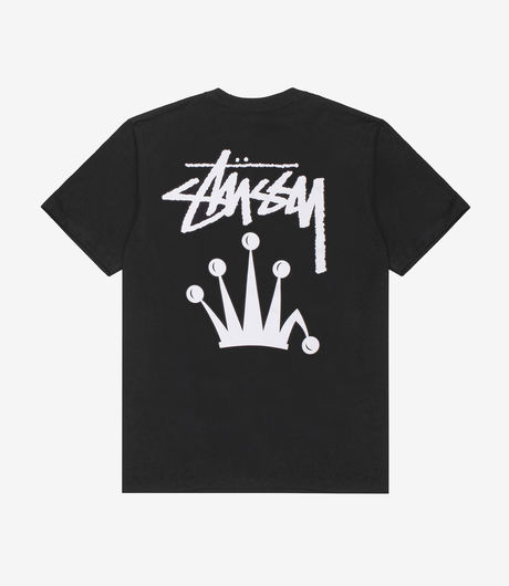 Stussy Stock Crown Tee Black