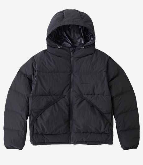 Gramicci Down Puffer Hooded Jacket Black