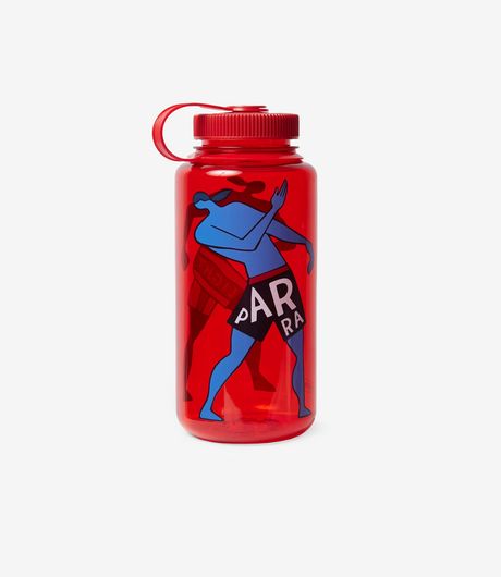 by Parra Water Slapped Nalgene Bottle Red