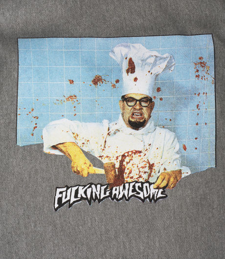 Fucking Awesome Bash Hoodie Grey