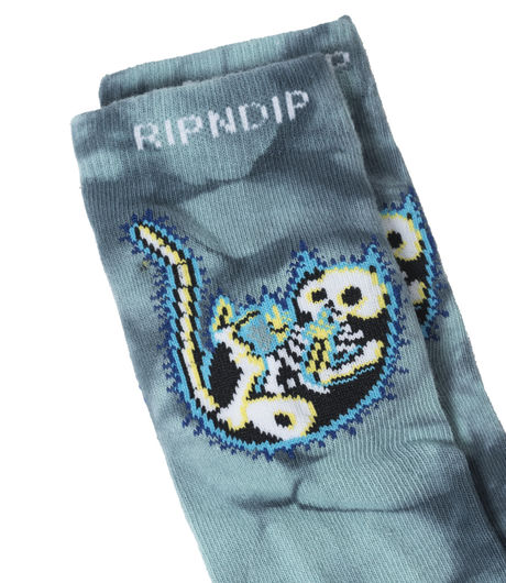 Ripndip Falling Eletricuted Socks Deep Sea Lighting Wash 