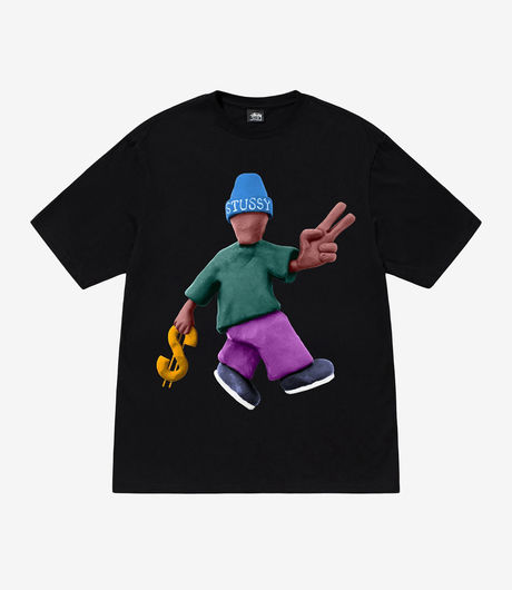 Stussy Peace & Prosperity Tee Black