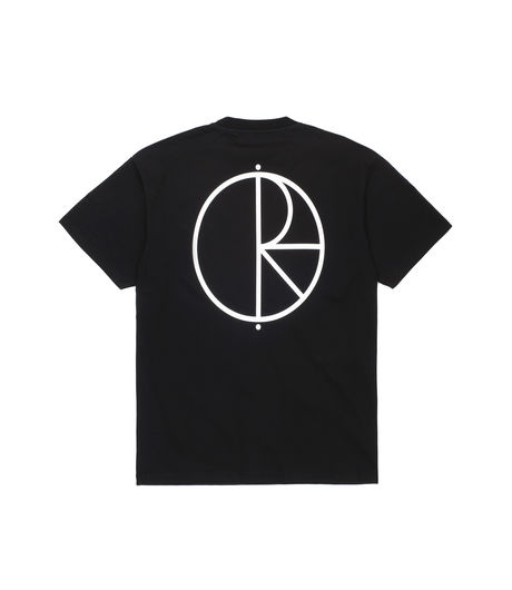 Polar Skate Co Stroke Logo Tee Black/White 