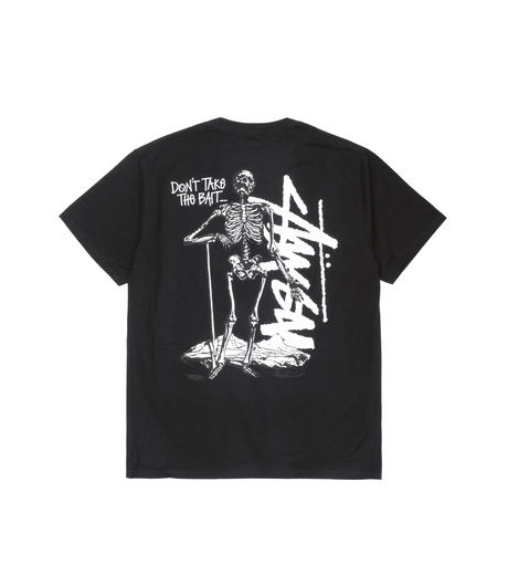 Stussy Don't Take The Bait Tee Black