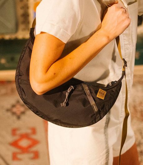 Topo Designs Moonlight Crossbody Bag Black/Neutral