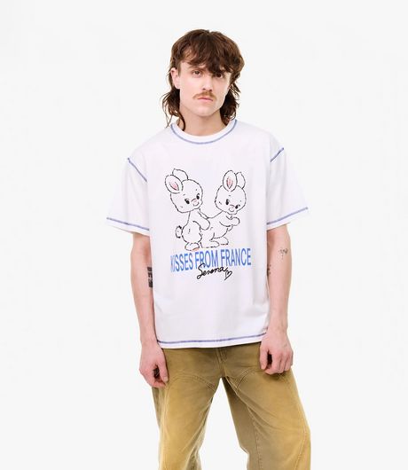 Carne Bollente XOXOXO, Sirena T-Shirt White