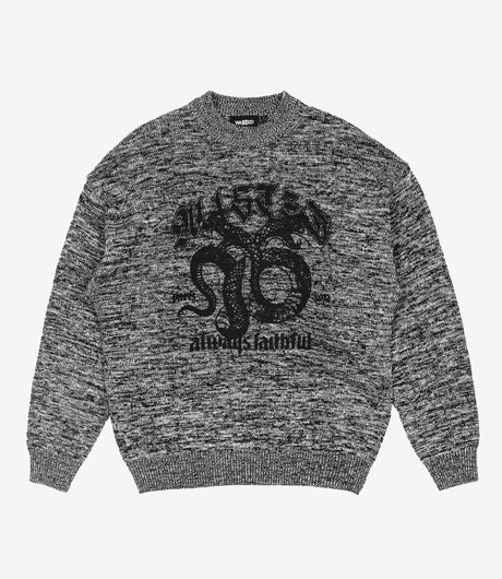 Wasted Paris Lethal Sweater Black/Charcoal