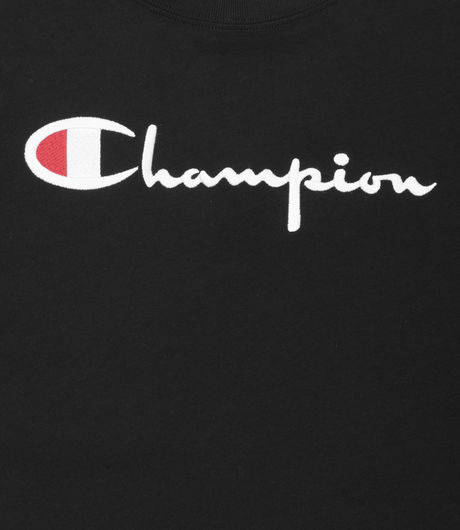 Champion Reverse Weave Woman Script Logo Maxi Tee Black