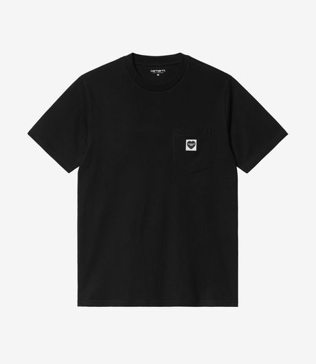 Carhartt WIP S/S Pocket Heart T-Shirt Black/Black