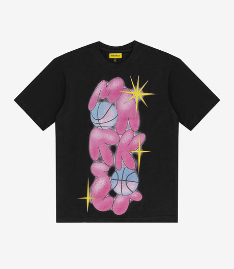 Market Spacebols T-Shirt Black