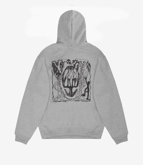 Polar Skate Co Jungle Hoodie Heather Grey