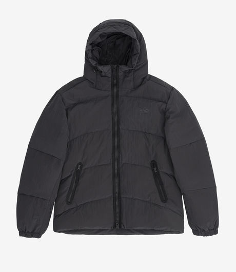 Patta Ripstop Puffer Jacket Off Black
