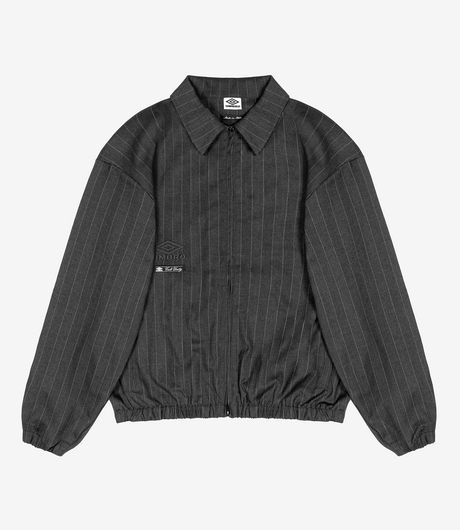 Umbro Formal Pinstriped Jacket Dark Grey