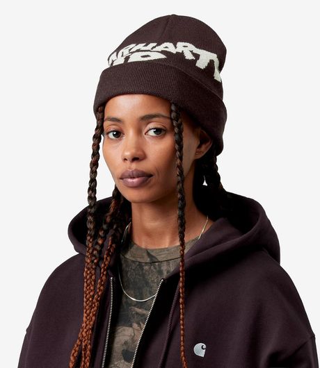 Carhartt WIP Cut Out Beanie Palisander/Natural