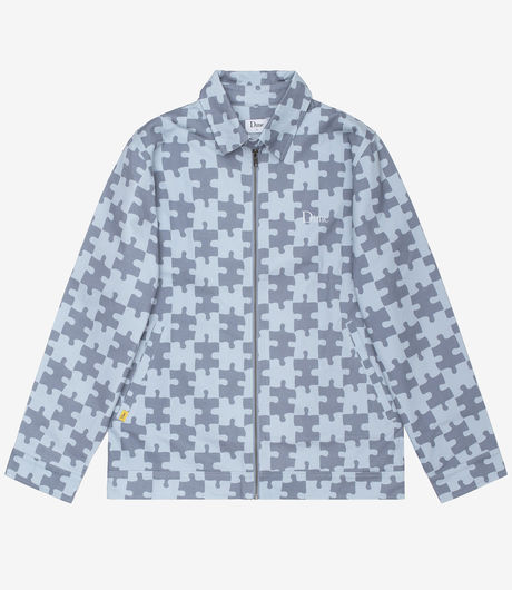 Dime Puzzle Twill Jacket Stone Blue