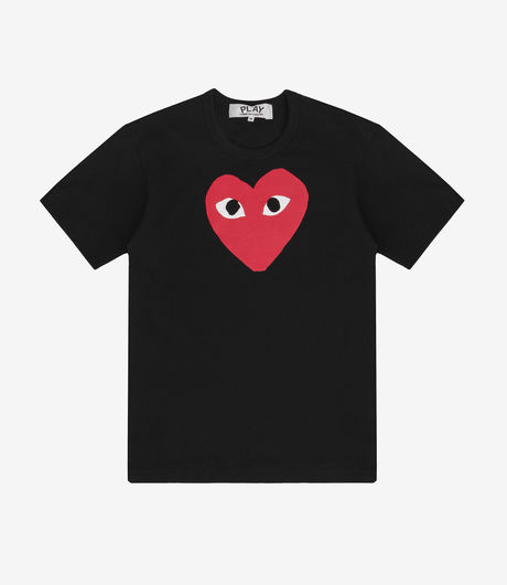 Comme des Garçons Play Heart Logo Tee Black/Red