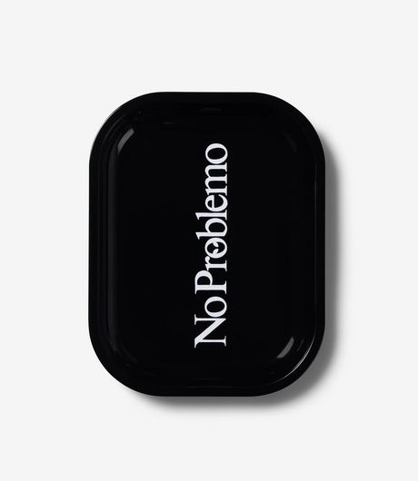 No Problemo Metal Tray Black