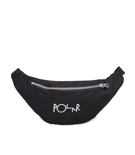 Polar Skate Co Script Logo Hip Bag Black