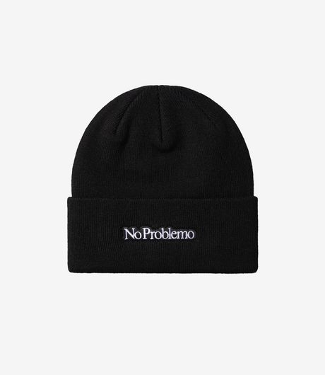 No Problemo Mini Logo Beanie Black