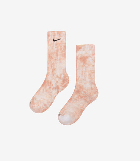 Nike Everyday Plus Cushioned Tie-Dye Crew Socks 2-Pack Yellow/Orange