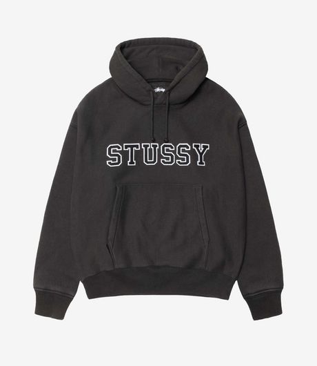Stussy Applique Hood Black
