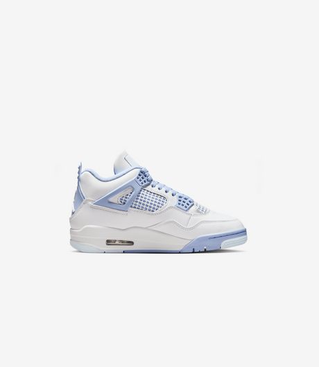 Air Jordan 4 Woman 4 Retro Forget Me Not White/Blue Tint/Oil Green