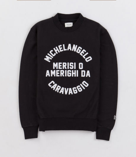 Wood Wood Larry Sweatshirt Carravagio Black