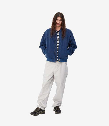 Carhartt WIP OG Santa Fe Bomber Clark Twill Elder Stone Dyed
