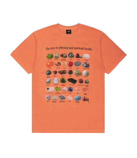 Stussy Stones Pig. Dyed Tee Neon Orange