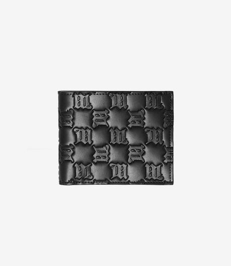 MISBHV Monogram Embossed Bifold Wallet Black