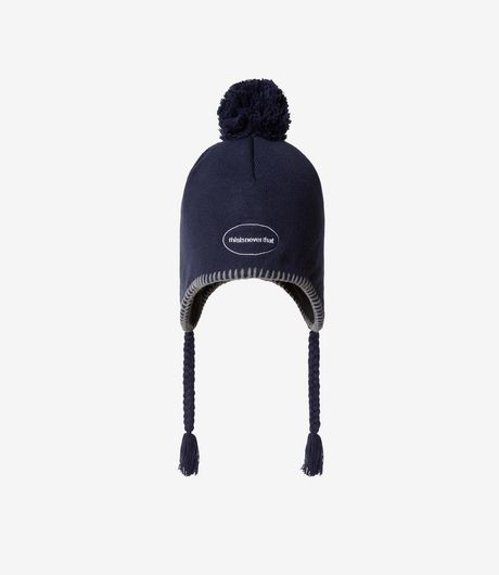 Thisisneverthat Pom Earflap Beanie Navy
