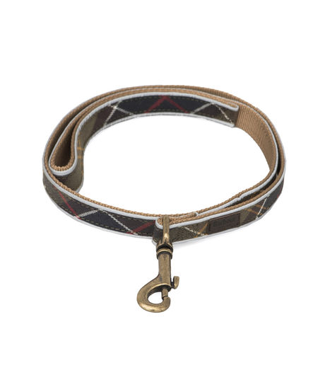 Barbour Reflective Tartan Dog Lead Classic Tartan