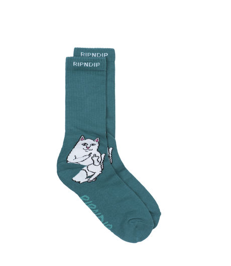 Ripndip Lord Nermal Socks Aqua