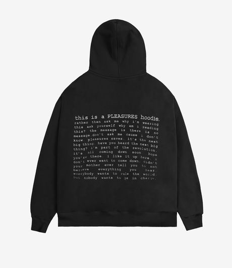 Pleasures Evolution Zip Hoodie Black