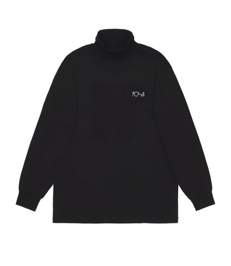 Polar Skate Co Script Turtleneck Black